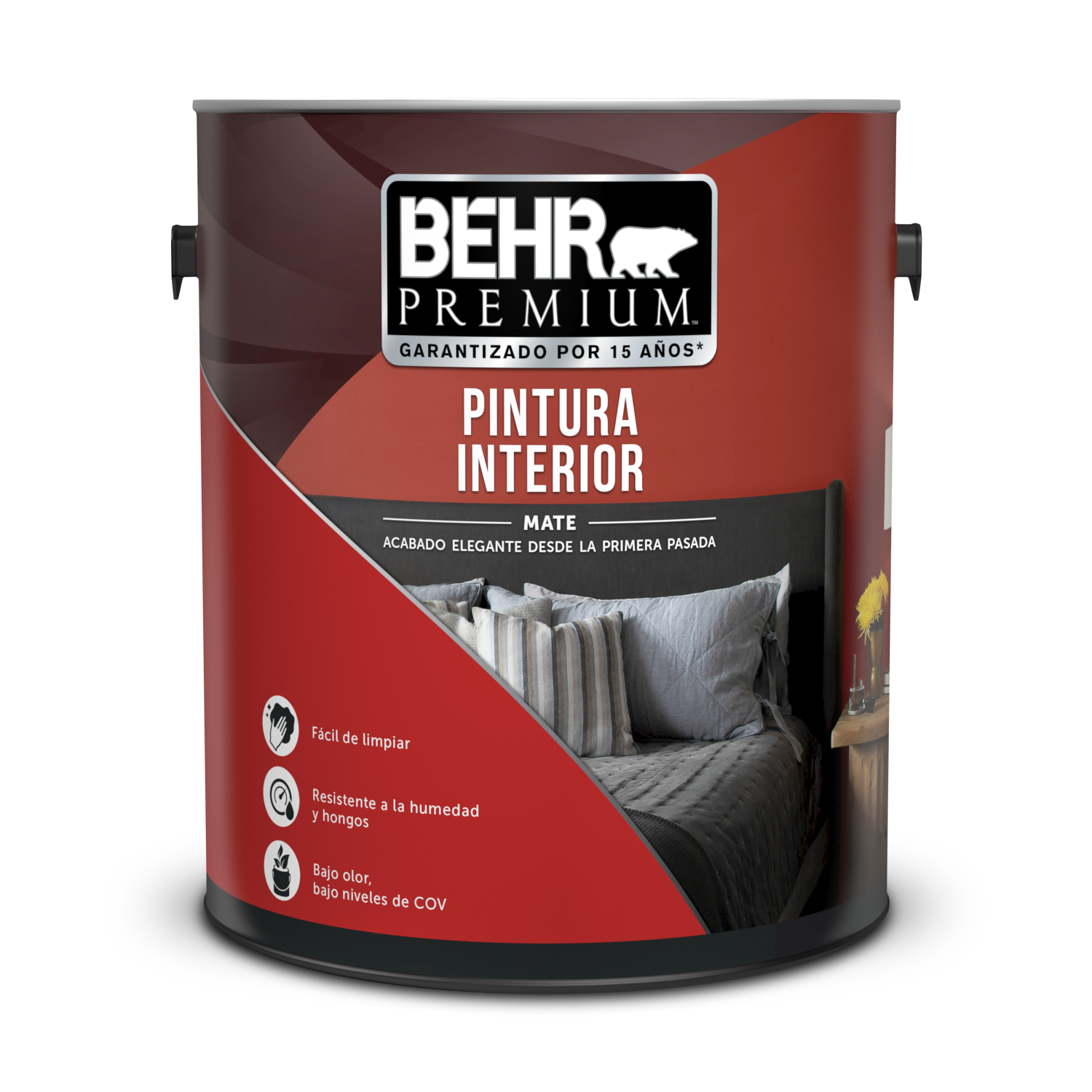 dignidad Fangoso Escritura BEHR PREMIUM Pintura Mate Interior | Behr