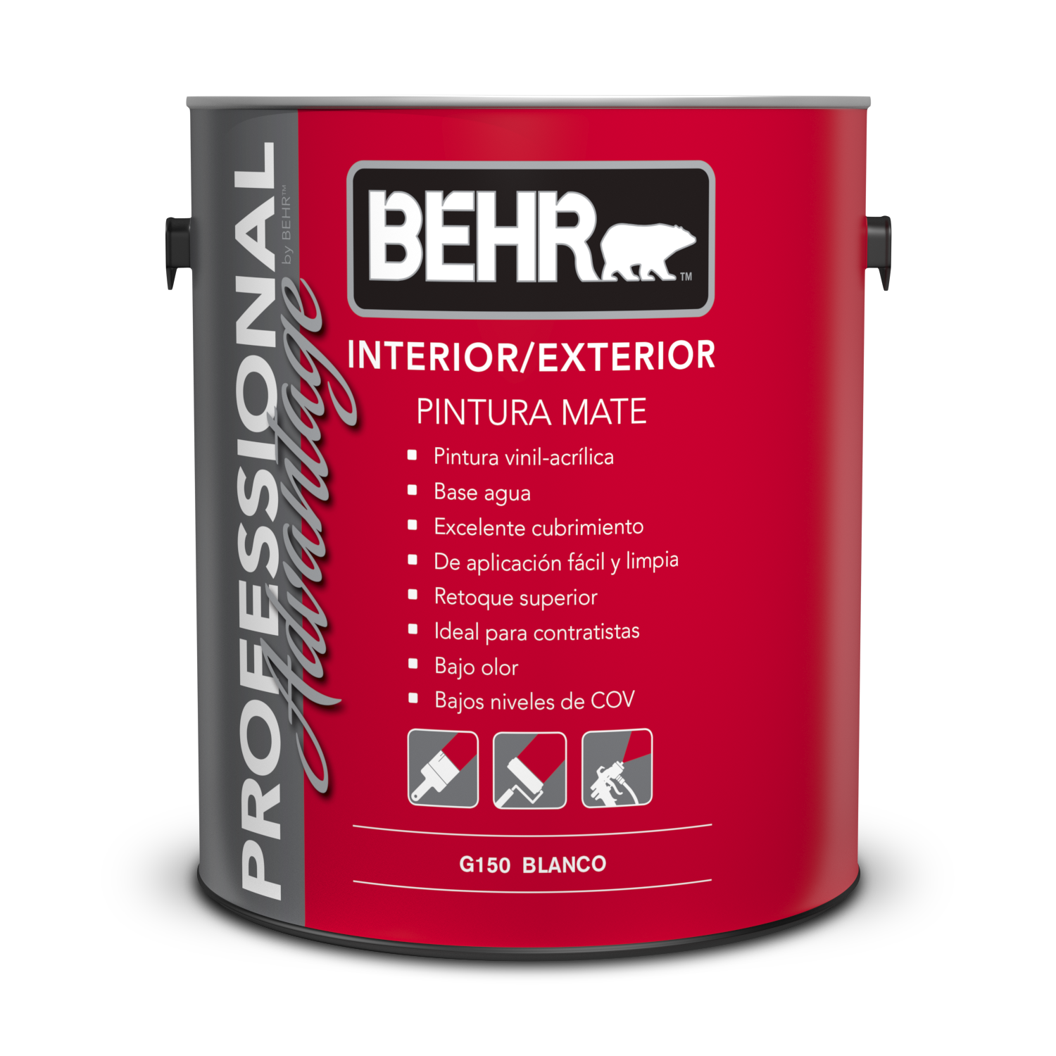 PROFESSIONAL ADVANTAGE BY BEHR™ Pintura Mate Interior/Exterior | Behr
