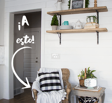 Pared de Acento con Tablero de Madera Estilo Traslapado Hágalo Usted