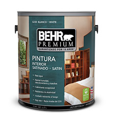BEHR PREMIUM ® Pintura Satinado Interior | Behr