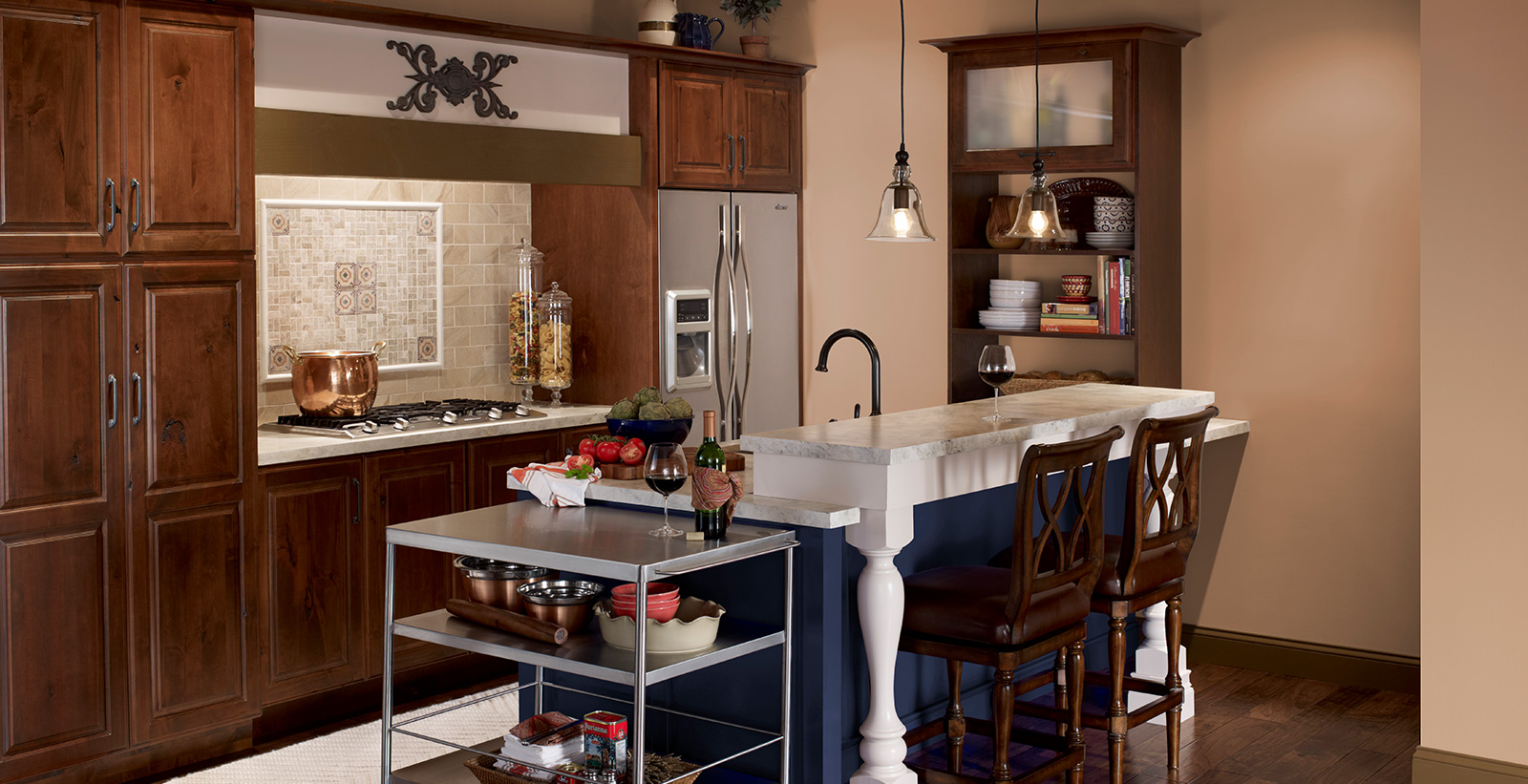 Cocina estilo Toscana| Galería de cocina naranja | Behr