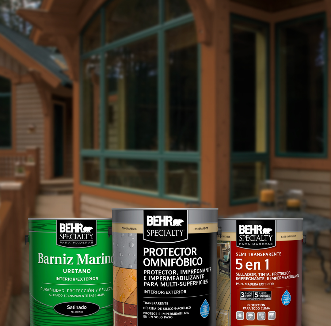 marco Coche talento Productos de tintas y acabados para madera | Behr
