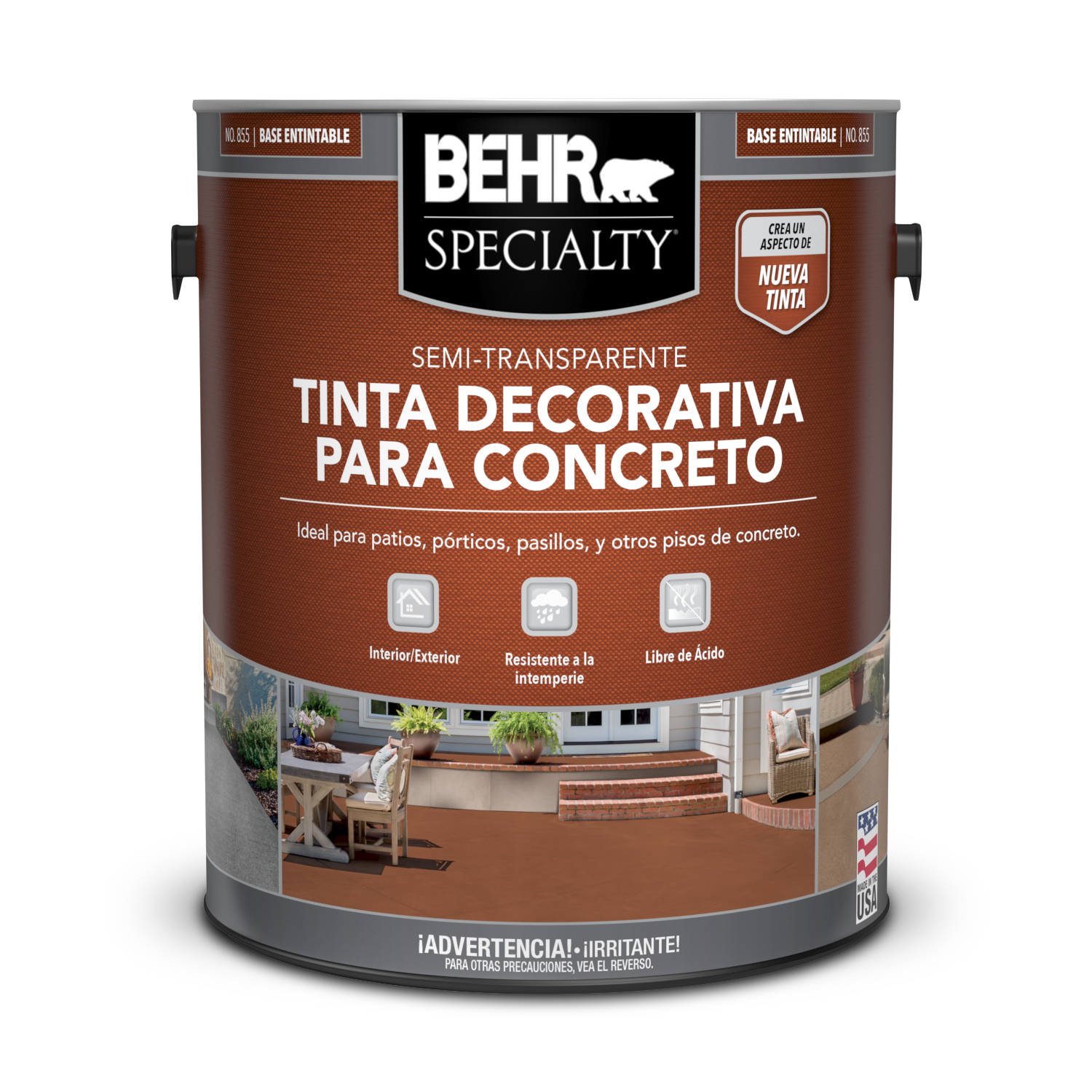 BEHR SPECIALTY™ Tinta Decorativa para Concreto SemiTransparente