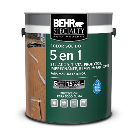 BEHR SPECIALTY® PARA MADERAS Barniz Poliuretano de Secado Rápido Base Agua