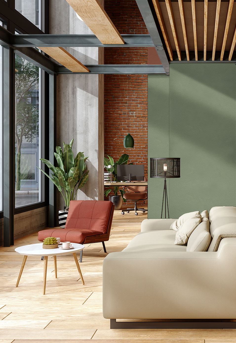 A multi-functional work space living area.
Cracked Pepper PPU18-01 mobile.
Laurel Tree S390-5
