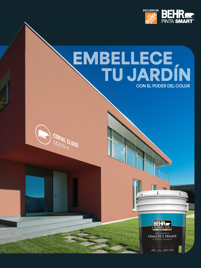 Mobile Image of a house exterior featuring Behr Premium Plus exterior paint