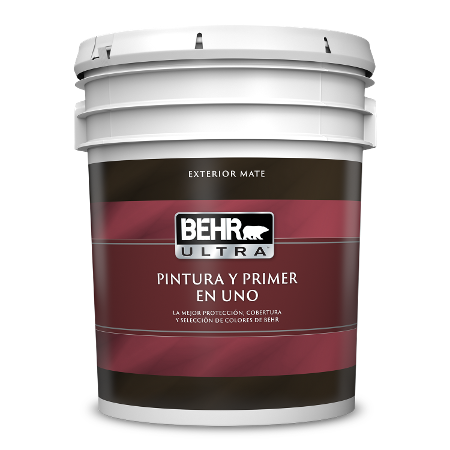 PRIMER, PINTURA E IMPERMEABILIZANTE BEHR PARA CONCRETO, ALBAÑILERÍA Y  MAMPOSTERÍA BASE BLANCA 3.72 L