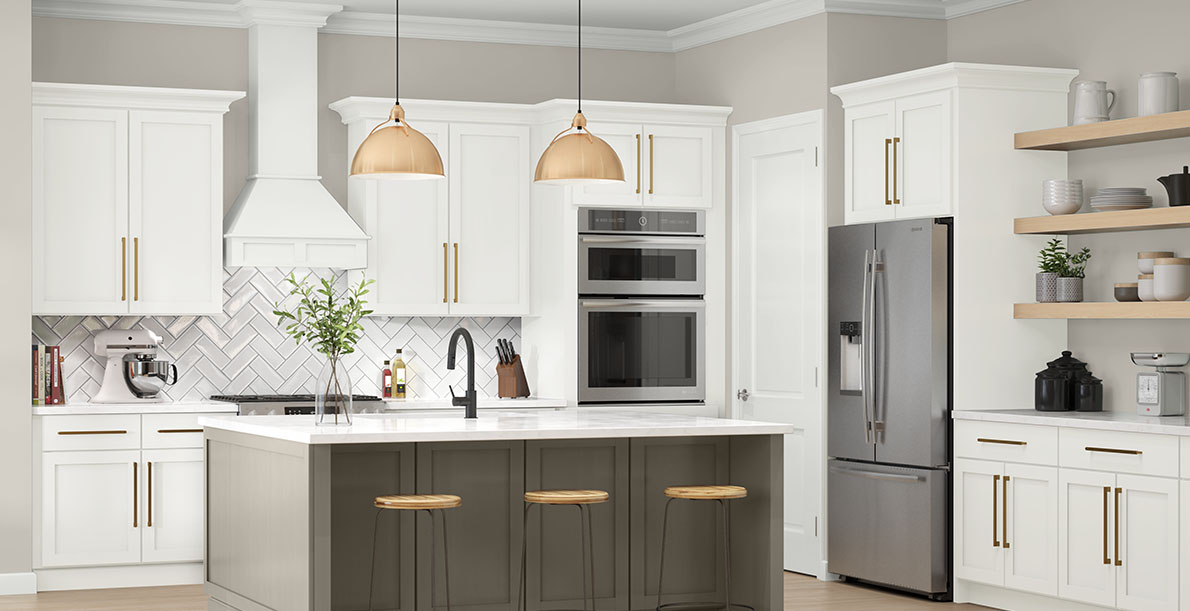 cocina blanco clásica atrevida y espectacular