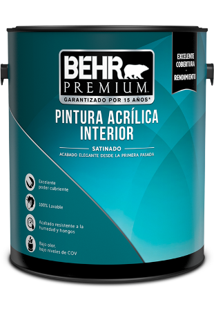 BEHR PREMIUM ® Pintura Satinado Interior