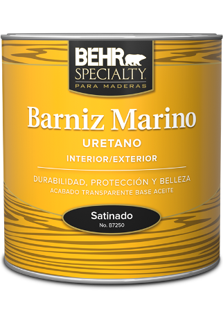 BEHR SPECIALTY® PARA MADERAS Barniz Marino Uretano Int/Ext