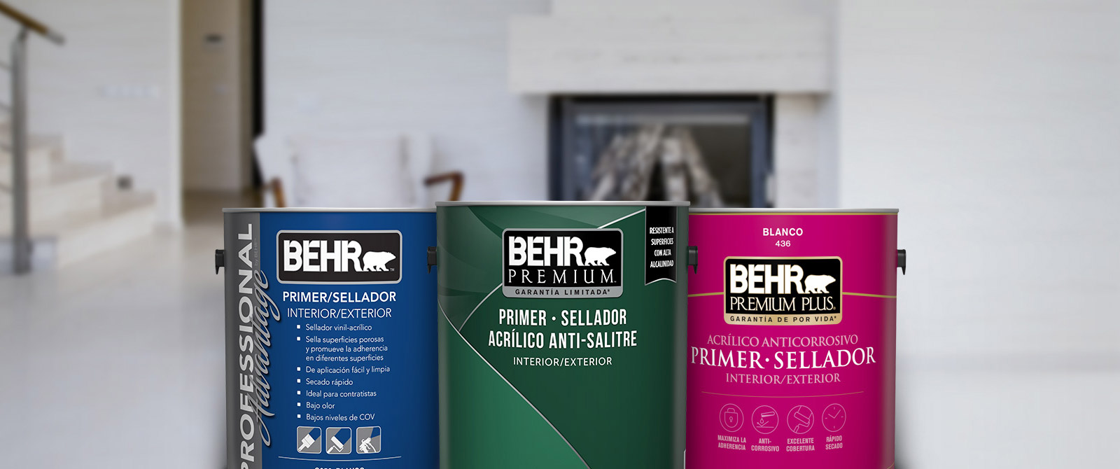 BEHR Exterior Product line of Primers