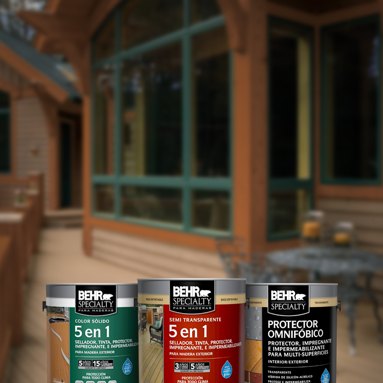 BEHR Exterior line of Stain Products