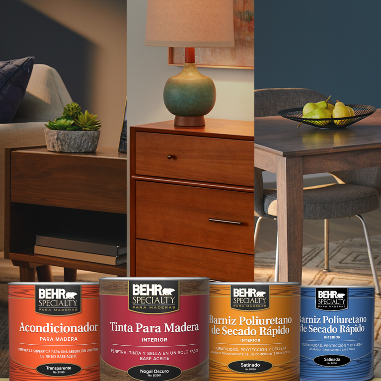 BEHR Interior line of Stain Products